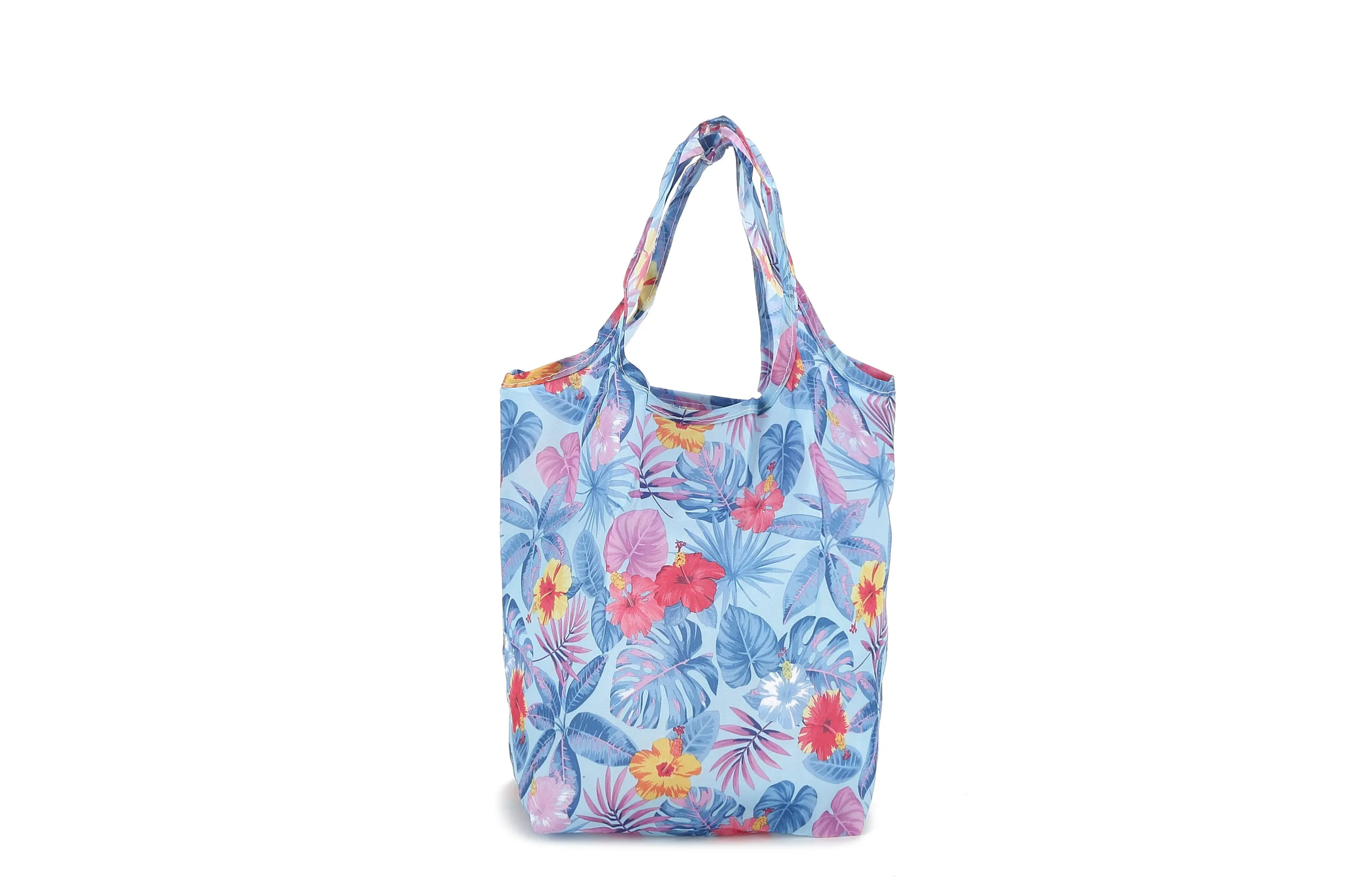 Foldable Bag Joy Floral Blue