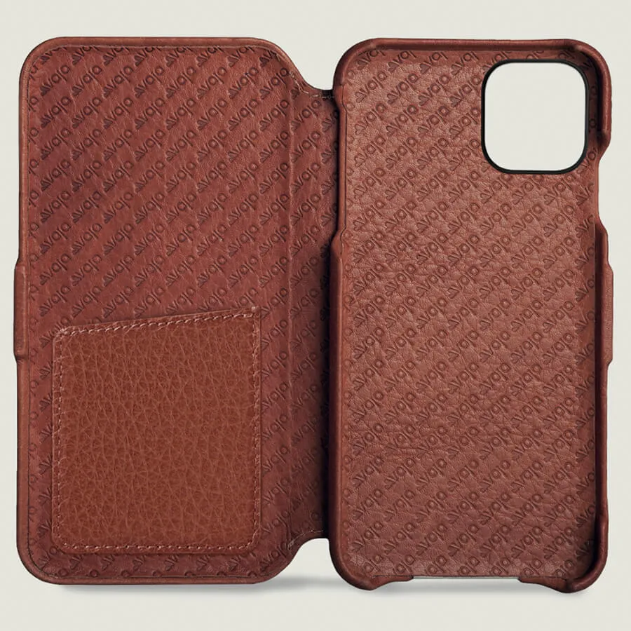 Folio iPhone 11 Pro Max leather case