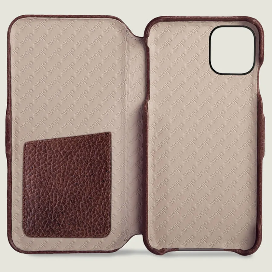 Folio iPhone 11 Pro Max leather case