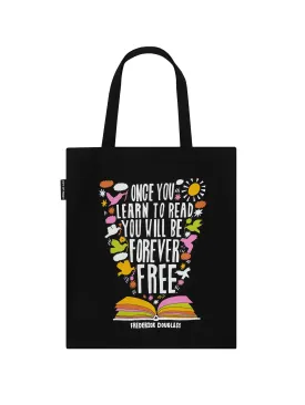 Frederick Douglass - Once You Learn to Read tote bag