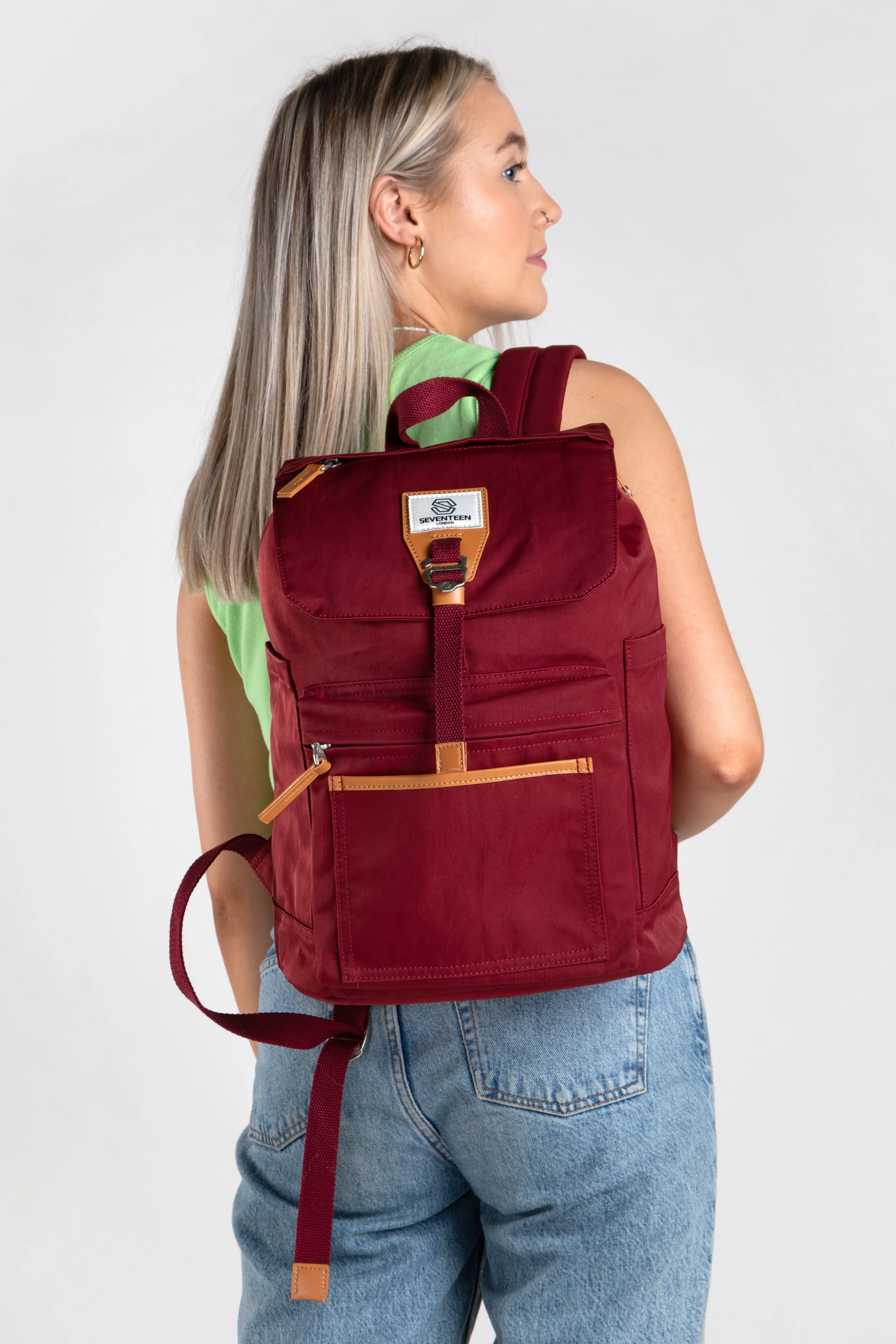 Fulham Backpack - Burgundy