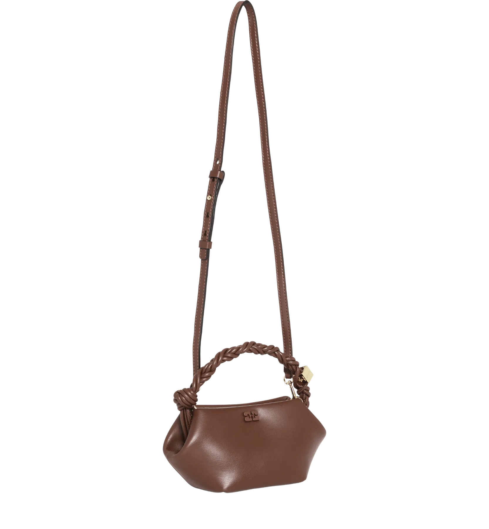 GANNI Brown Mini Bou Bag