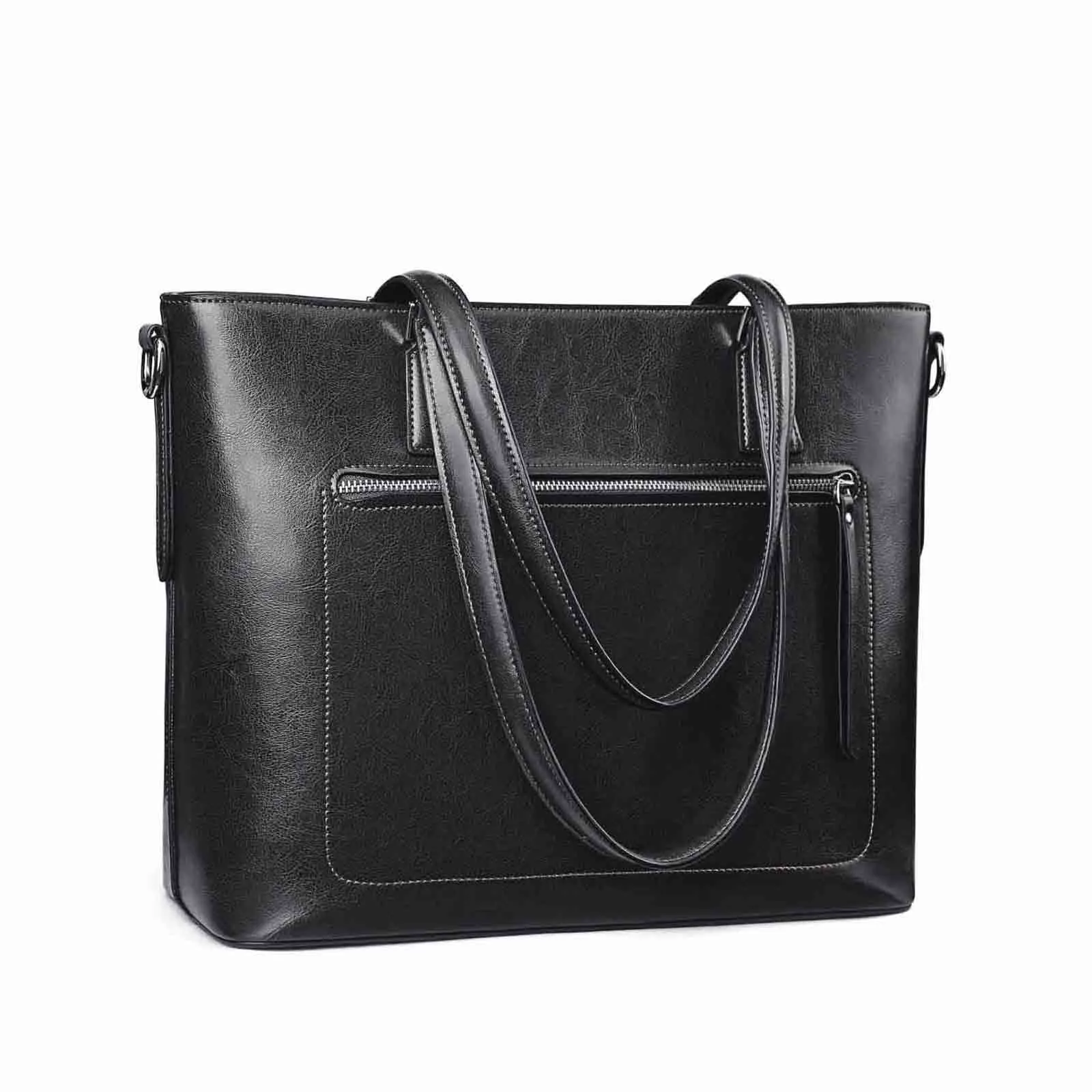 Genuine Leather Work Tote