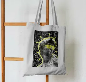 Greek Graffiti Abstract Tote Bag