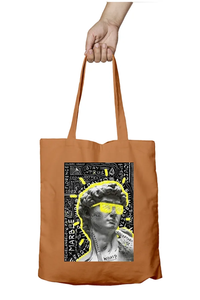 Greek Graffiti Abstract Tote Bag