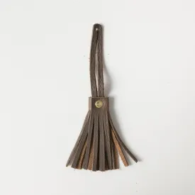 Grey Kodiak Leather Tassel