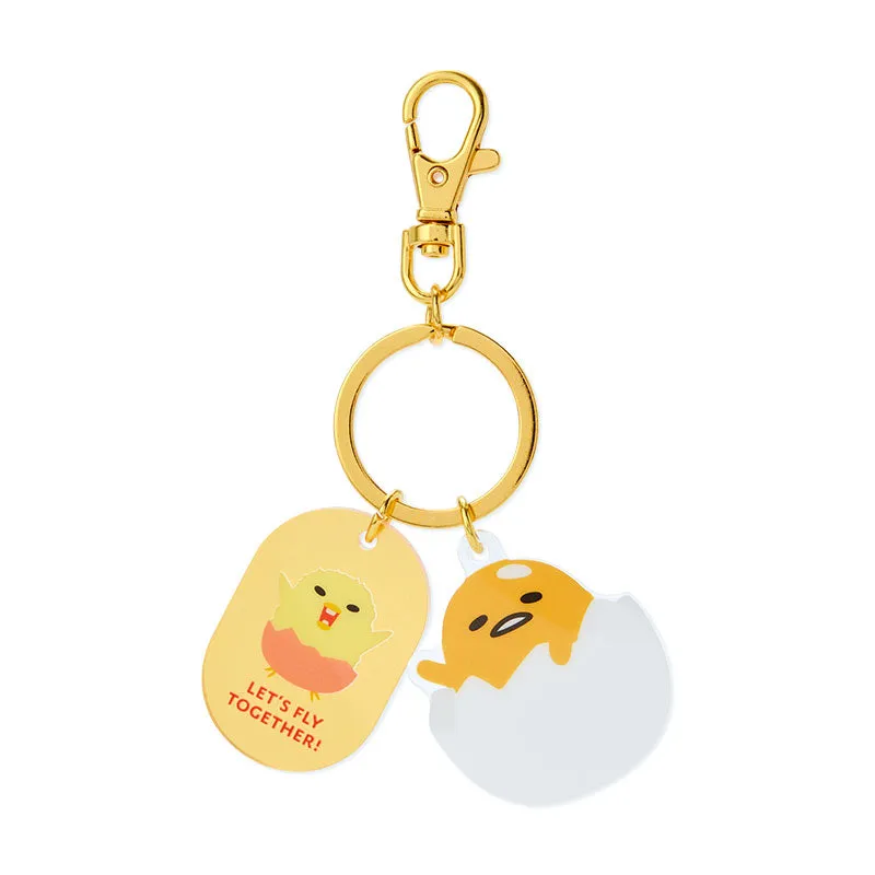 Gudetama Besties Keychain