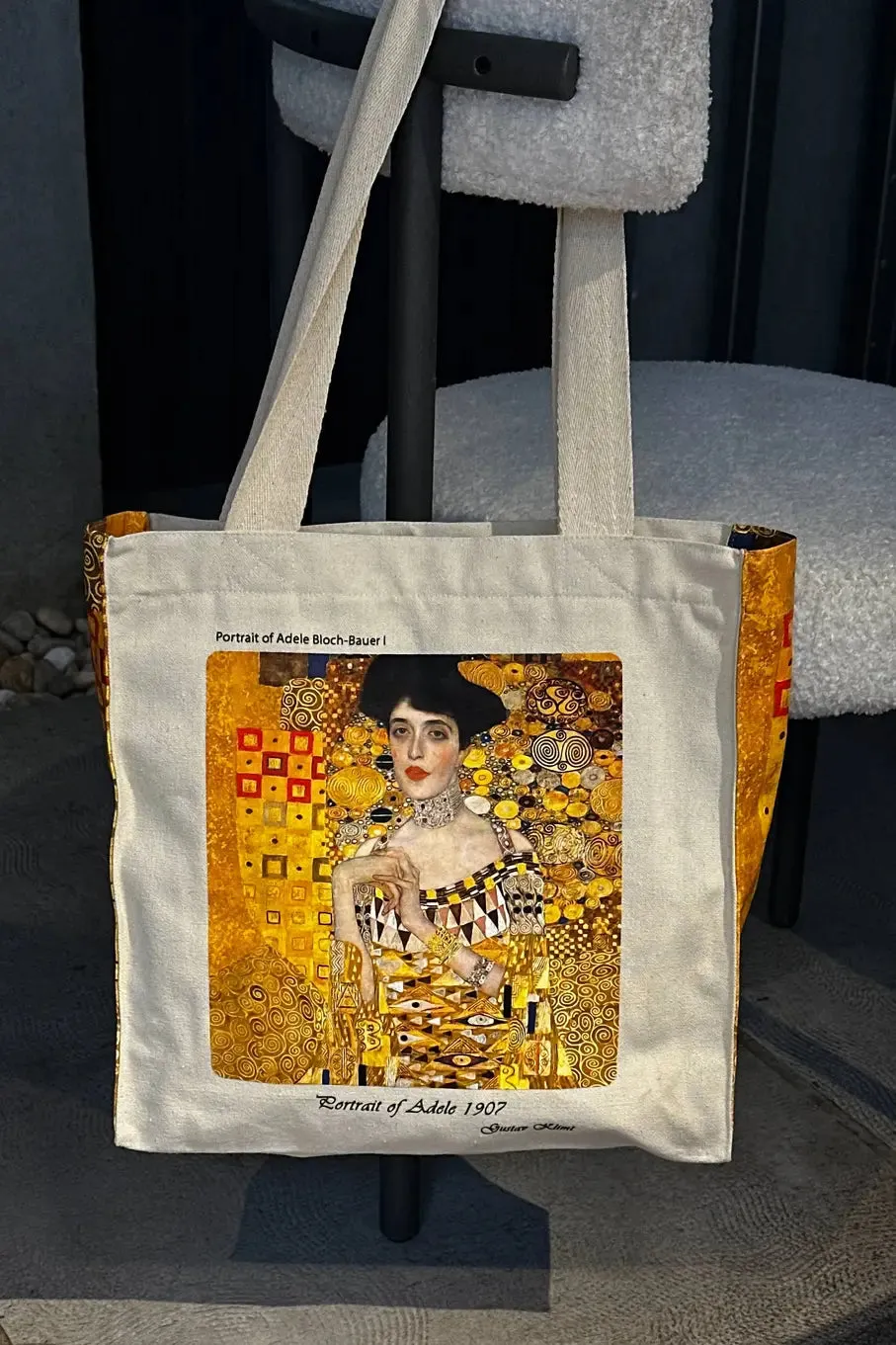 Gustav Klimt Portrait of Adele - Tote Bag