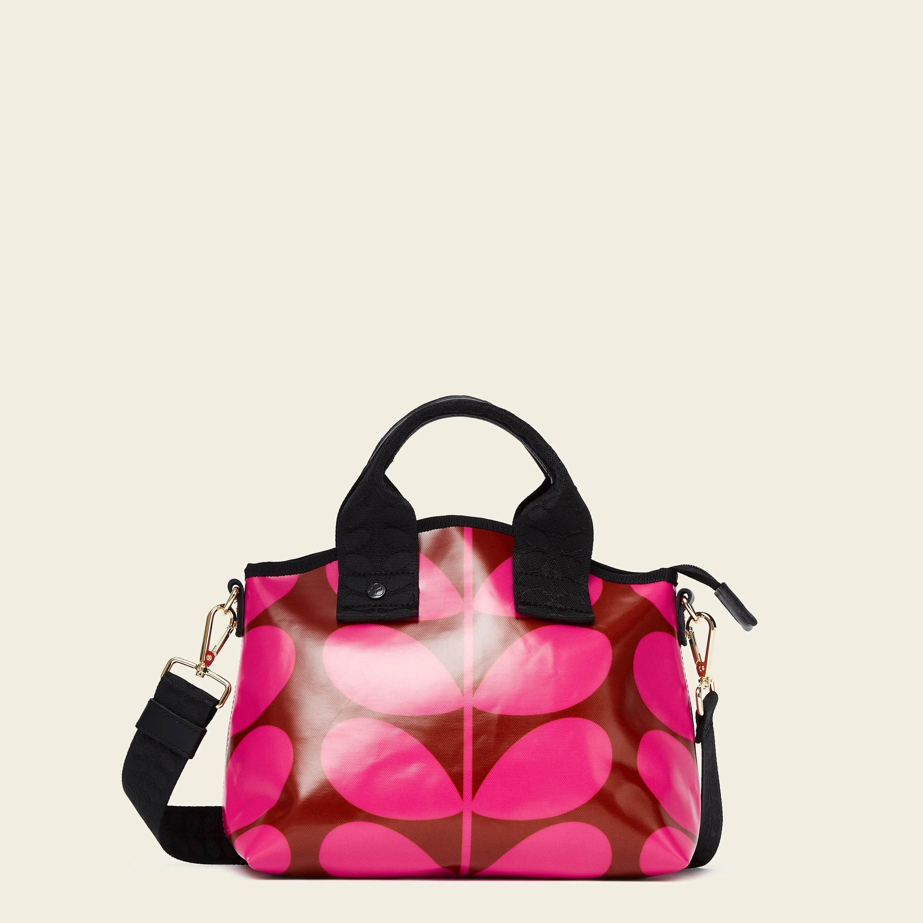 Hand Carry Handbag - Solid Stem Cerise