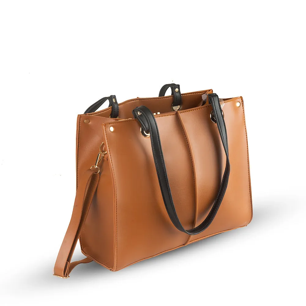 Harmony Brown Tote Bag