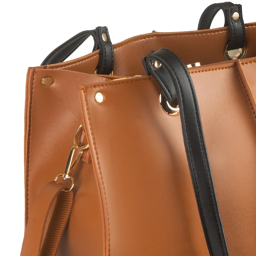 Harmony Brown Tote Bag