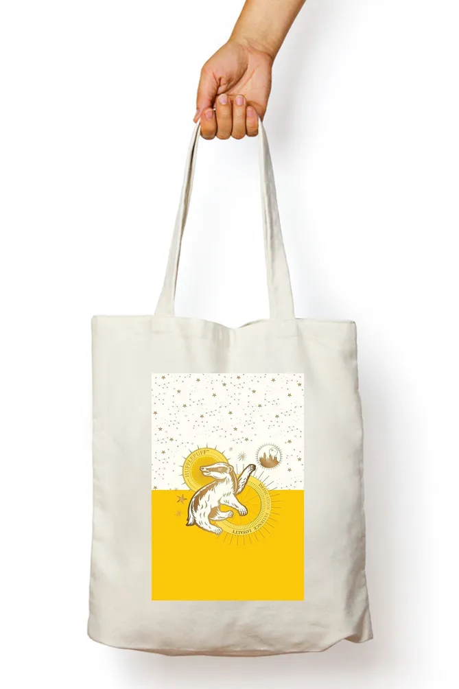 Harry Potter Hufflepuff Emblem Tote Bag