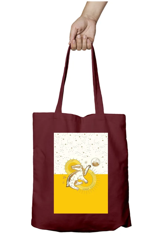 Harry Potter Hufflepuff Emblem Tote Bag