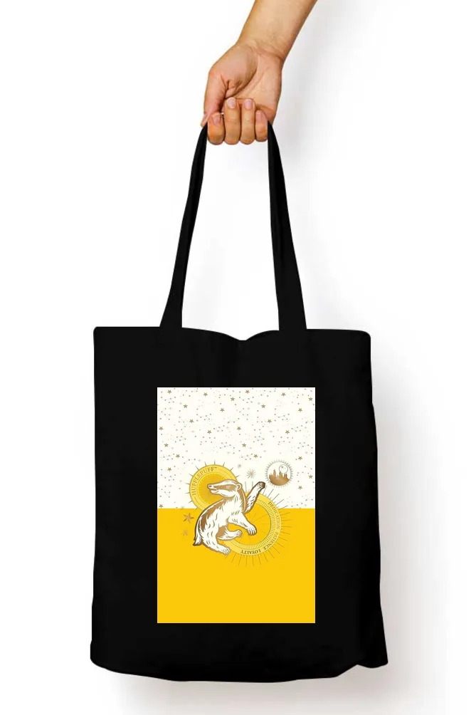 Harry Potter Hufflepuff Emblem Tote Bag