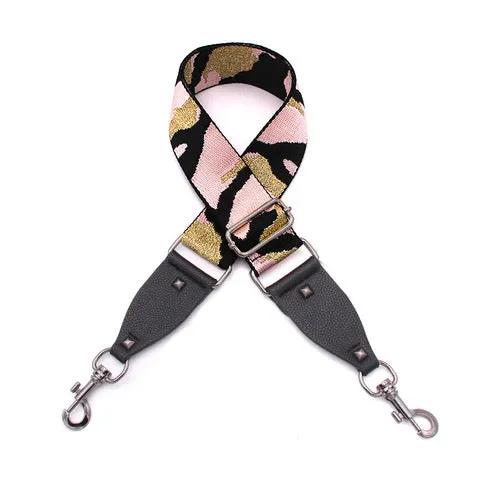 Hi Ho & Co Bag Strap Pink Gold Camo