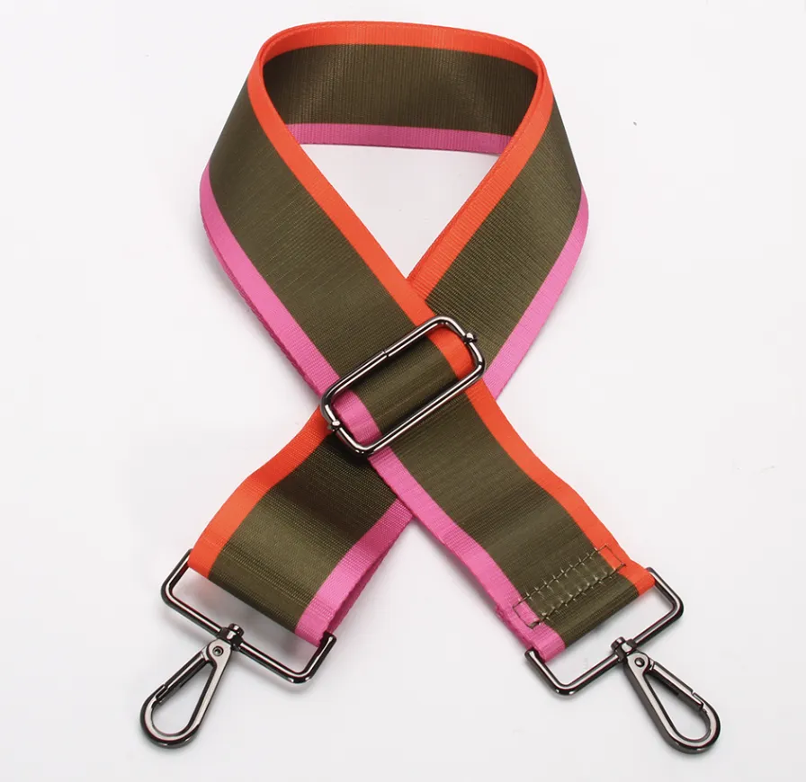 Hi Ho & Co Khaki / Gunmetal Bag Strap