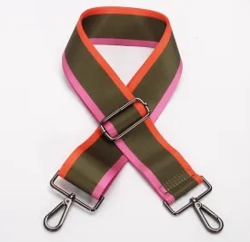 Hi Ho & Co Khaki / Gunmetal Bag Strap