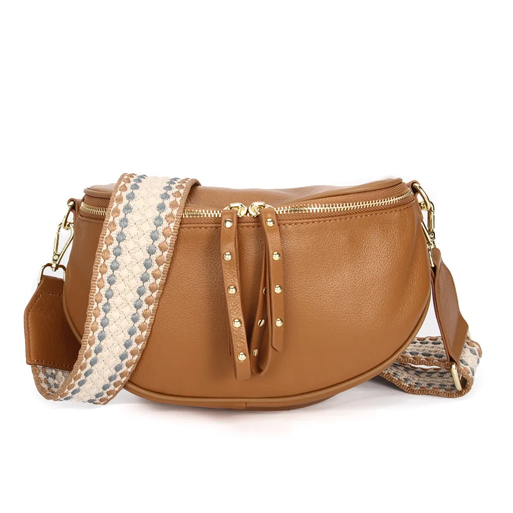 Hi Ho & Co New Rocker Bag Camel/ Gold