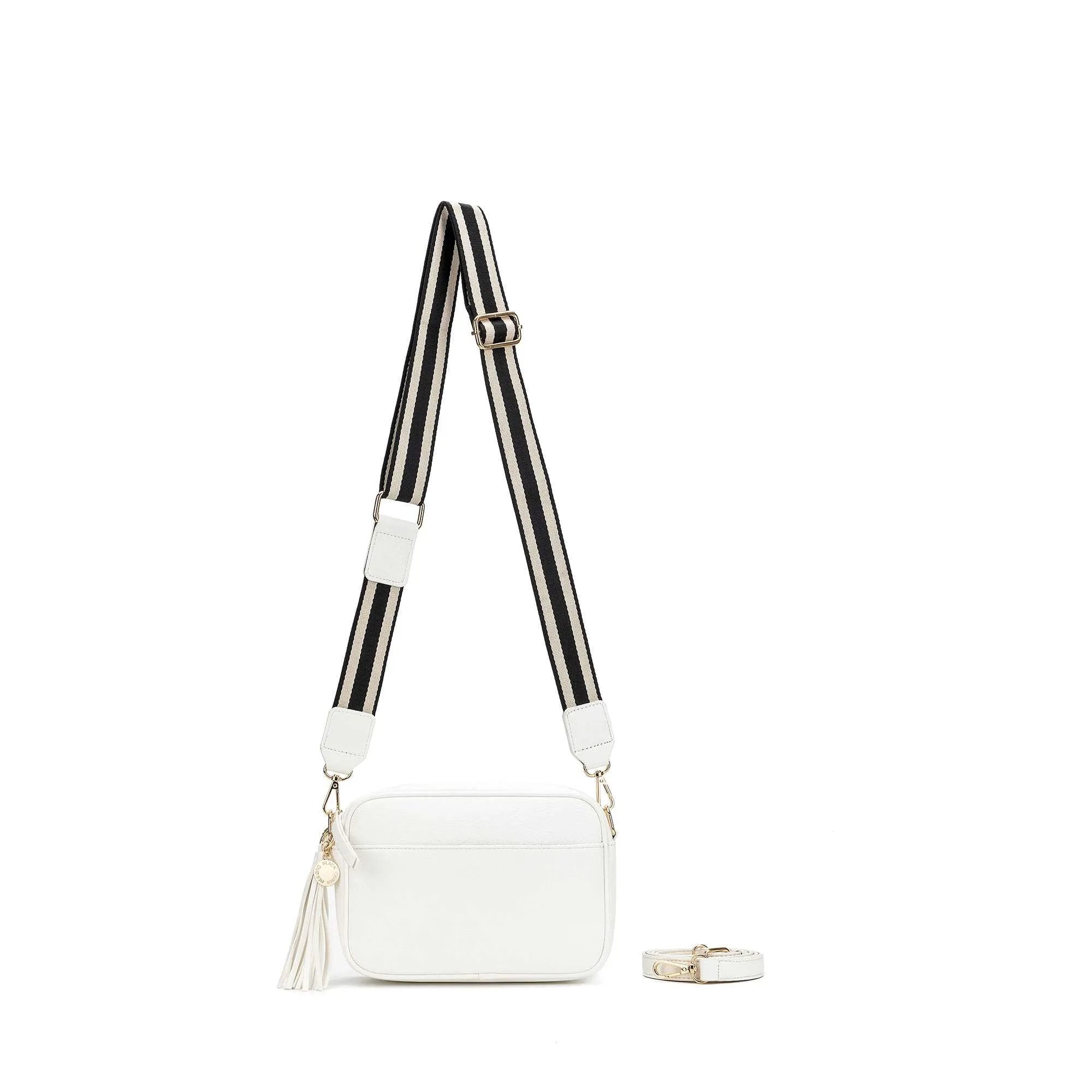 Indie White Crossbody Bag