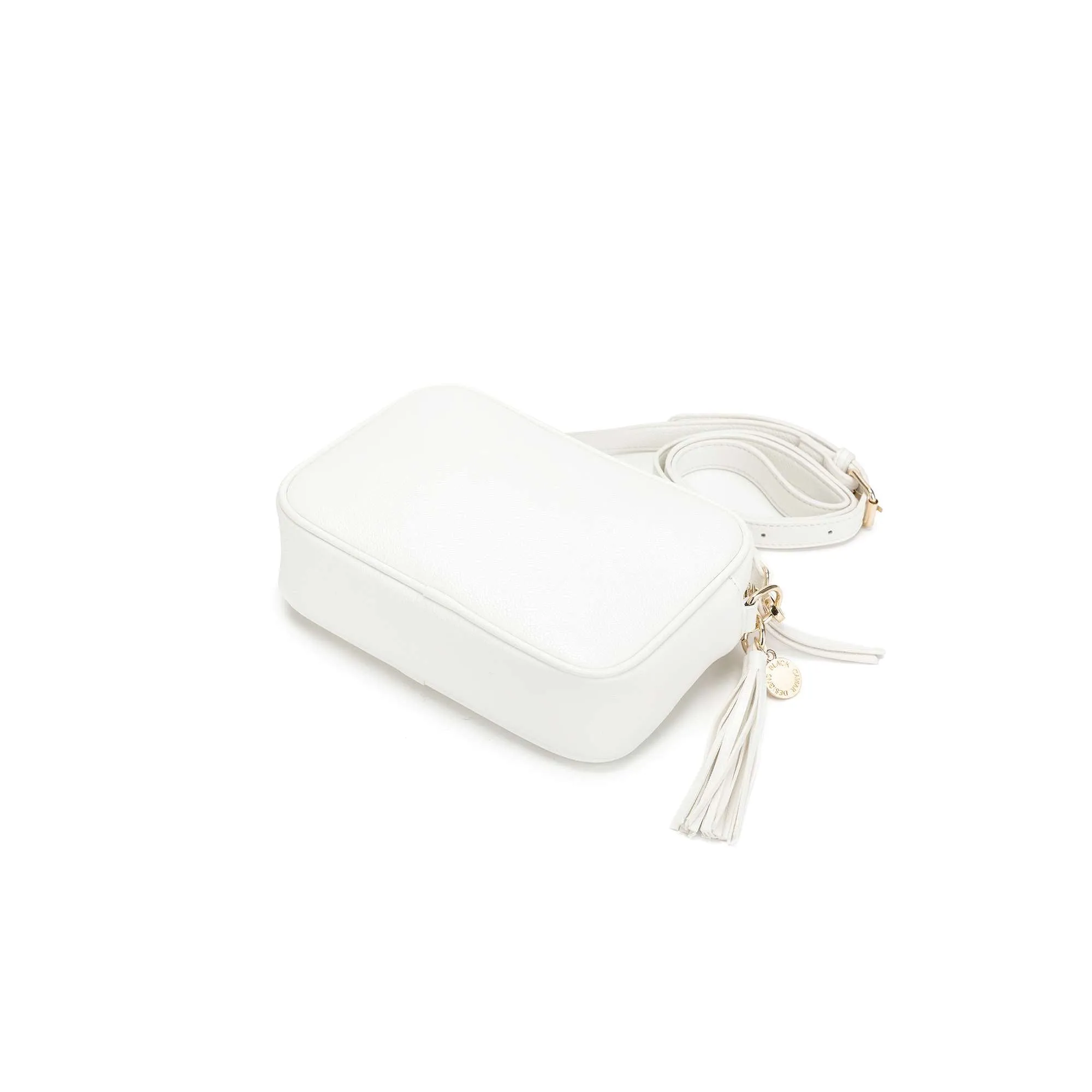 Indie White Crossbody Bag