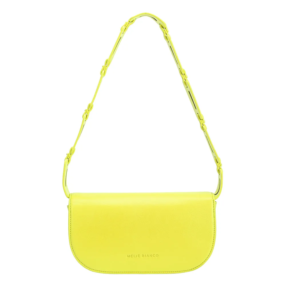 Inez Neon Yellow Recycled Vegan Shoulder Bag - FINAL SALE