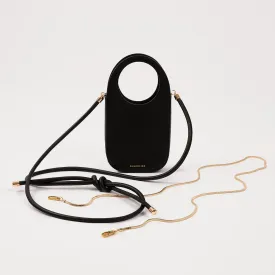 Julian Circle Phone Bag - Black/Gold