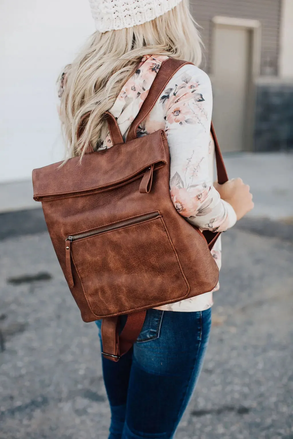 Lennon Backpack - Cognac