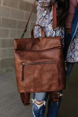 Lennon Backpack - Cognac