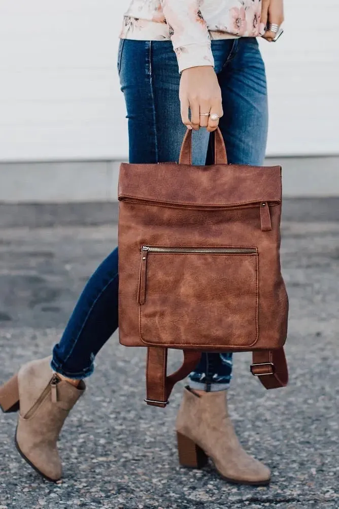 Lennon Backpack - Cognac