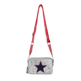 LINDA BAG- SILVER GLITTER MULTI