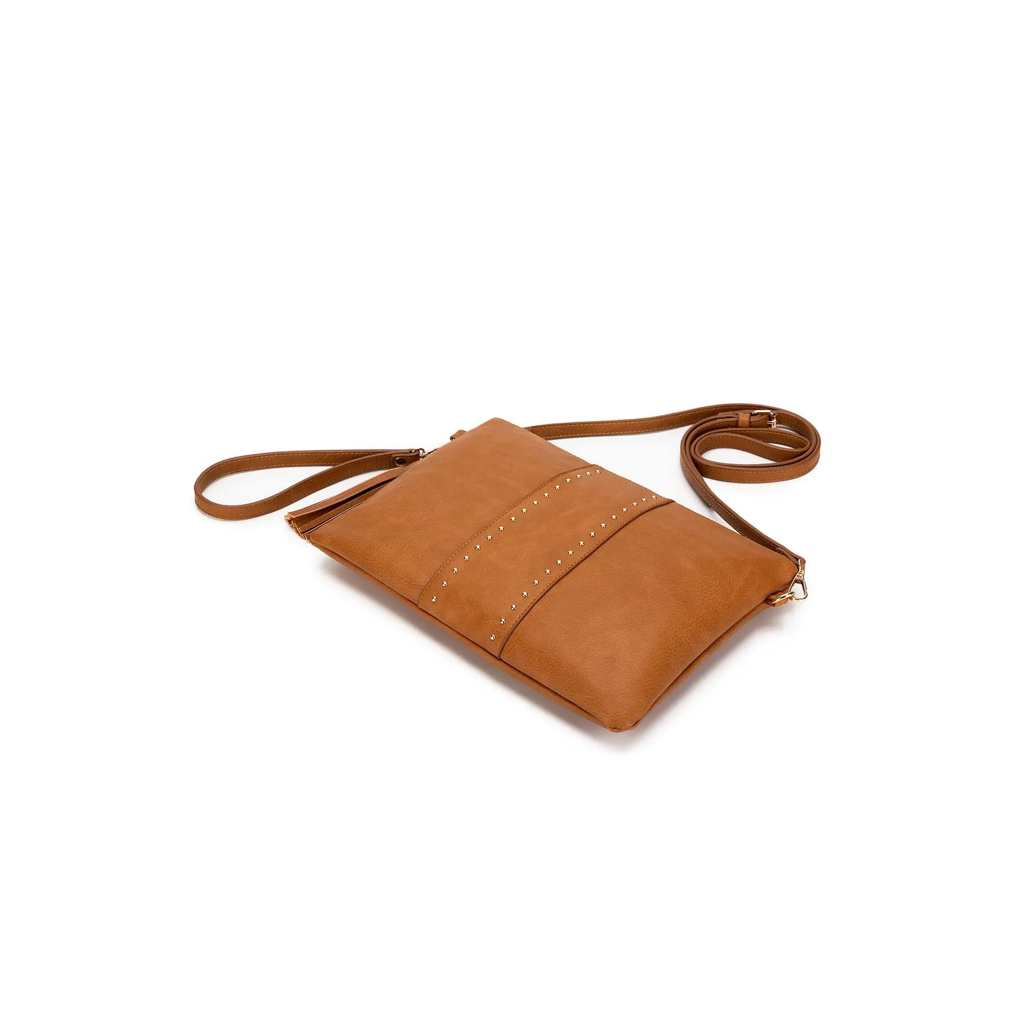 London Tan Crossbody Pouch