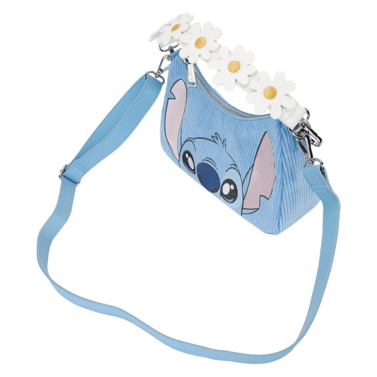 Loungefly Disney Lilo and Stitch Springtime Stitch Daisy Handle Crossbody Bag