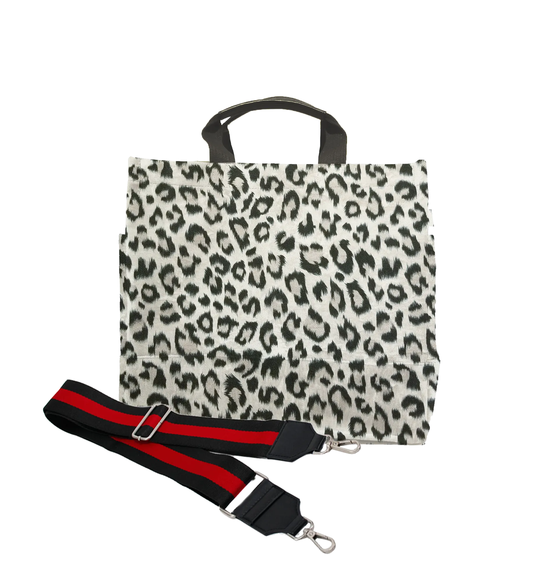 Luxe North South Bag: Leopard