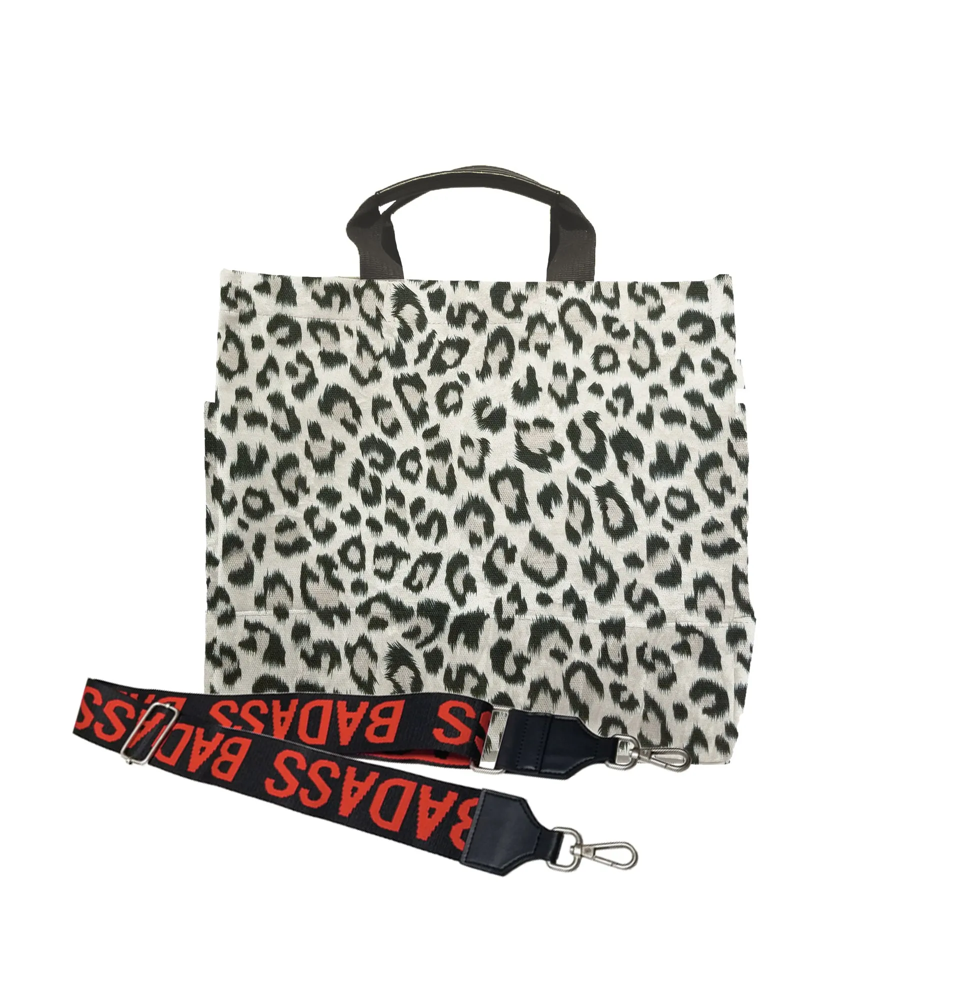 Luxe North South Bag: Leopard