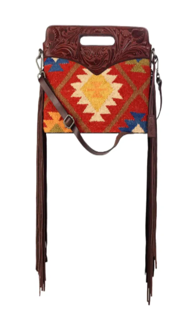 M&F Brynlee Aztec Handbag