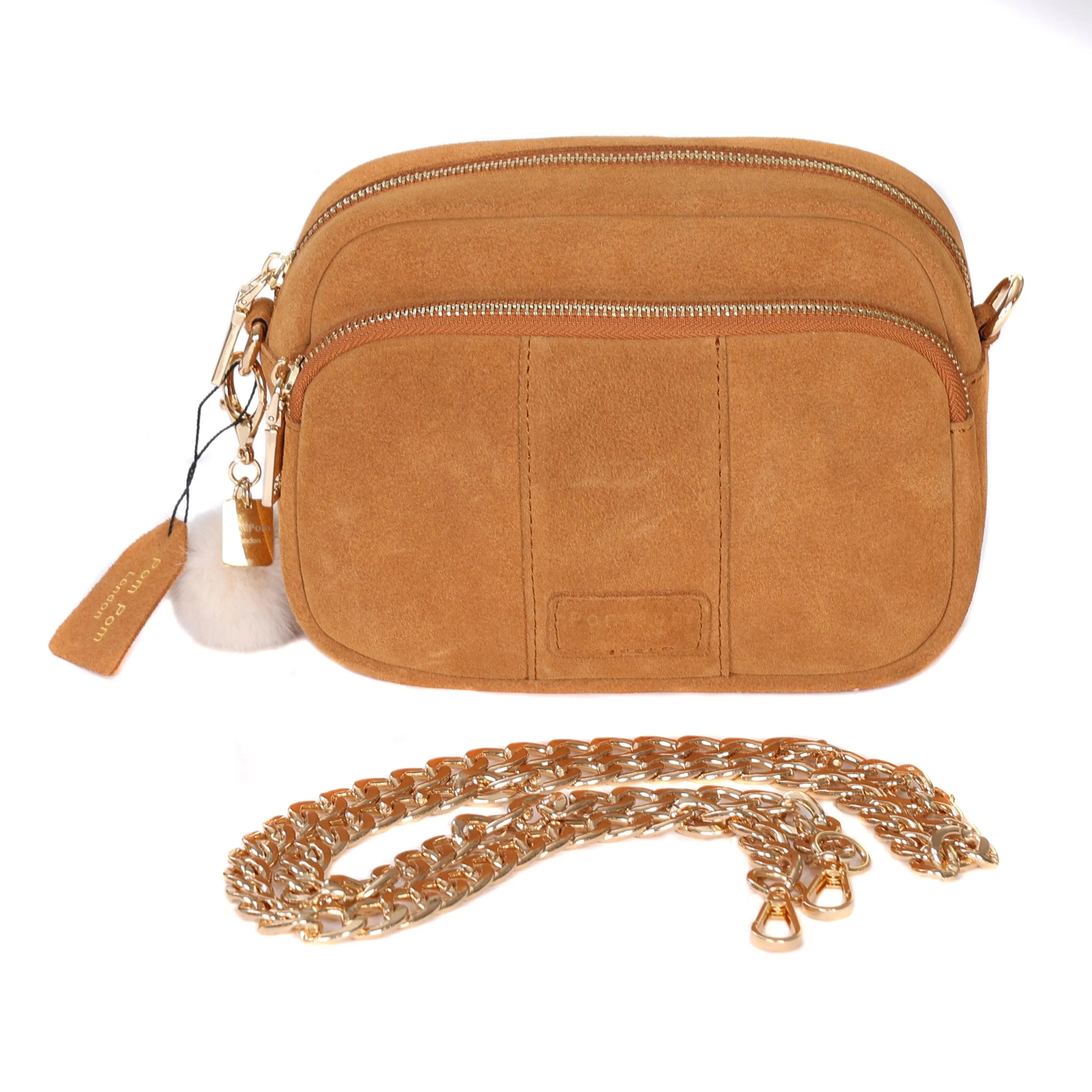 Mayfair Suede Bag Tan & Accessories