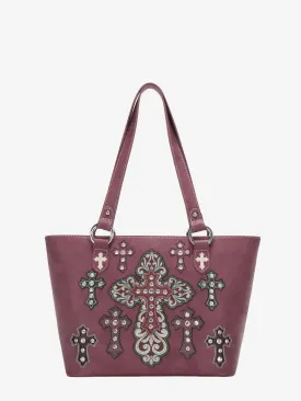 Montana West Embroidered Spiritual Concealed Carry Tote