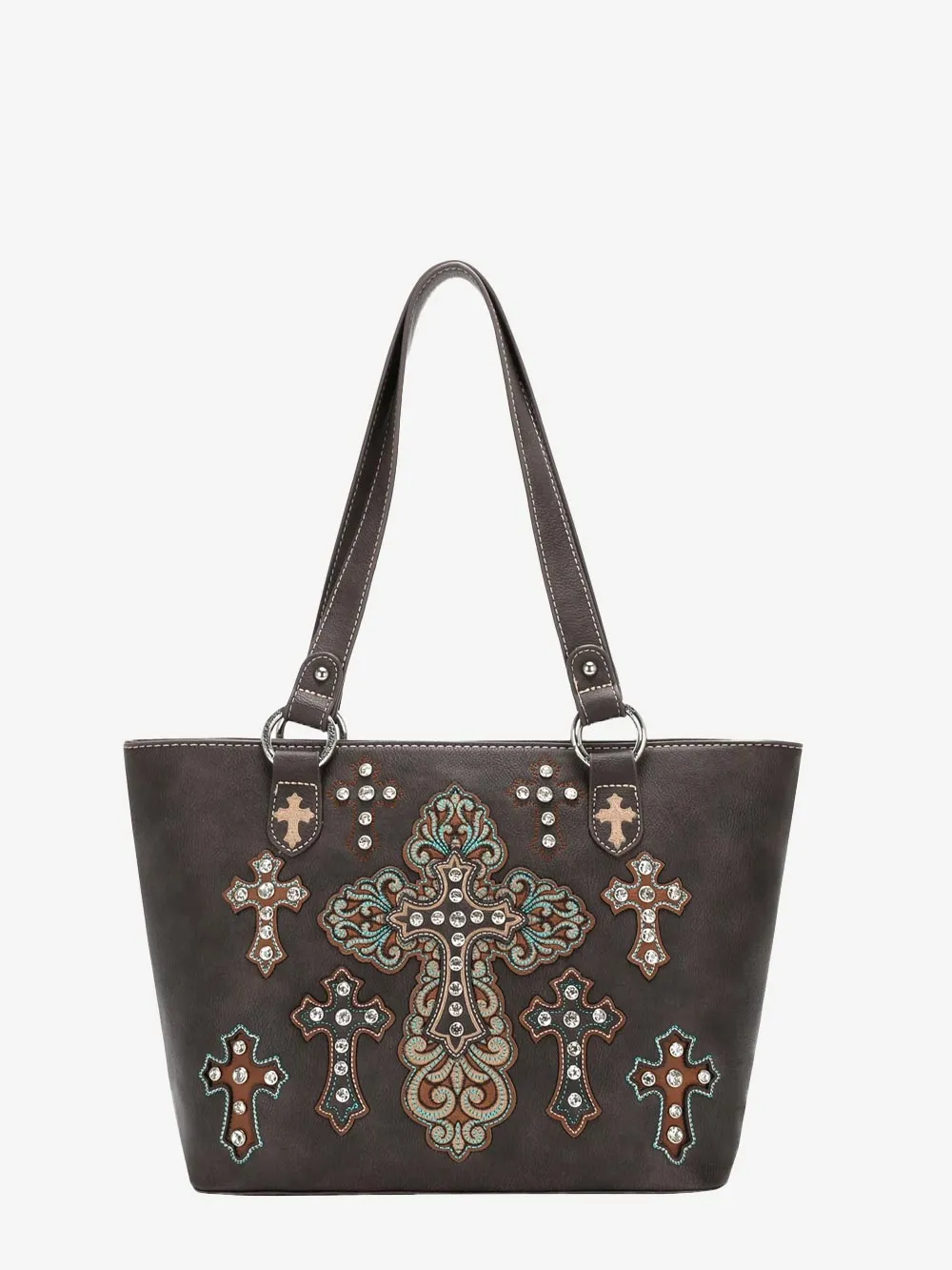 Montana West Embroidered Spiritual Concealed Carry Tote