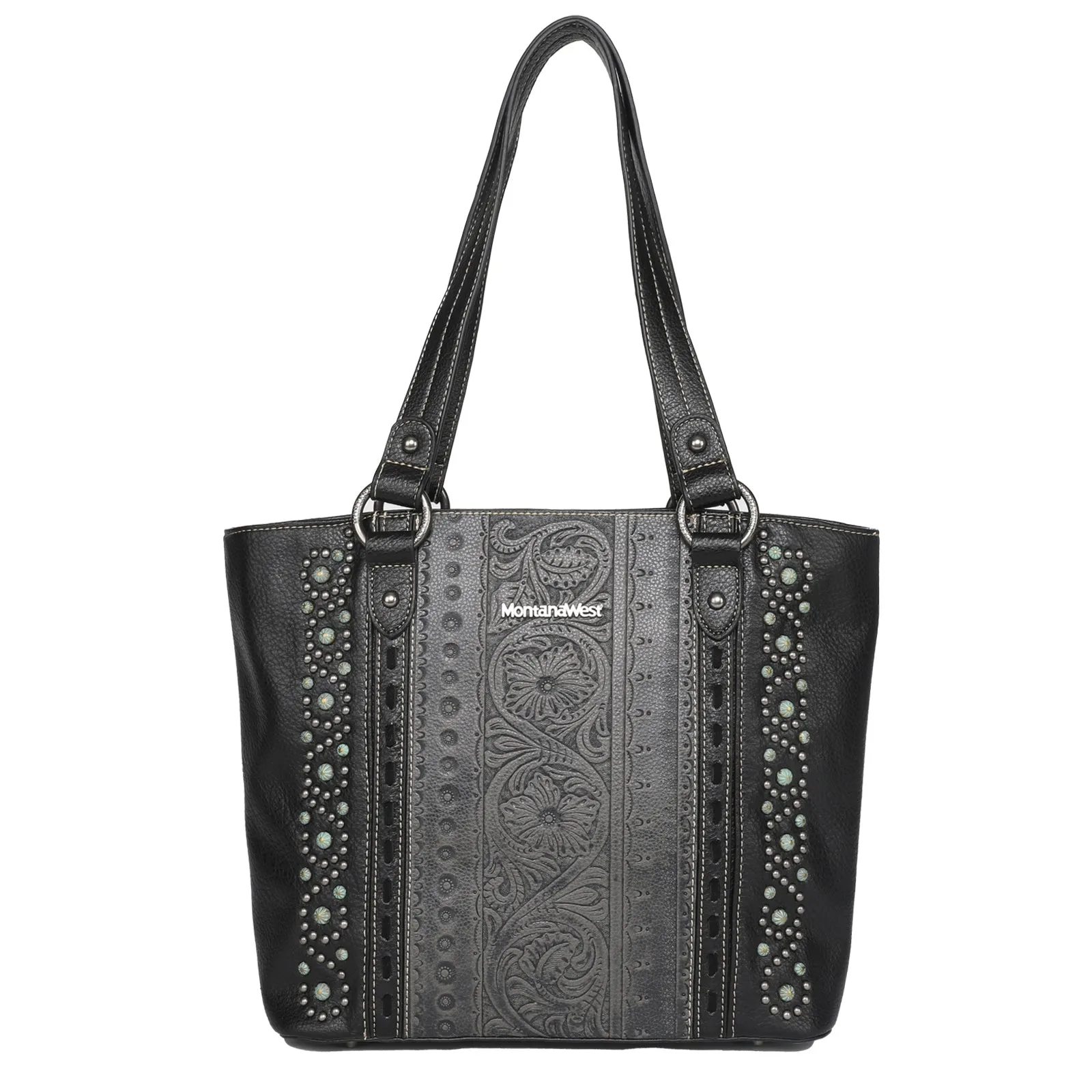 Montana West Floral Embossed Concealed Carry Tote