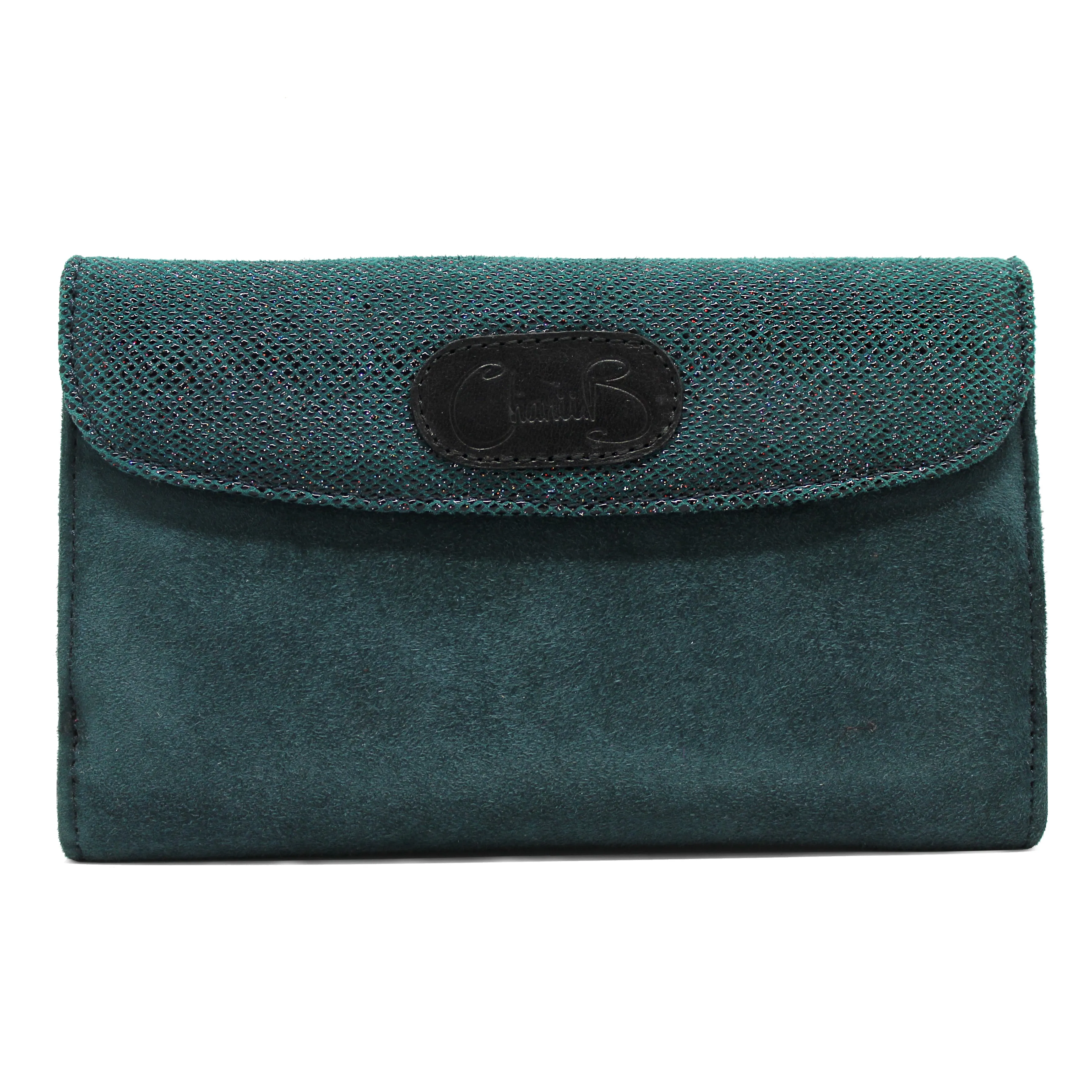 Mula - Teal suede wallet