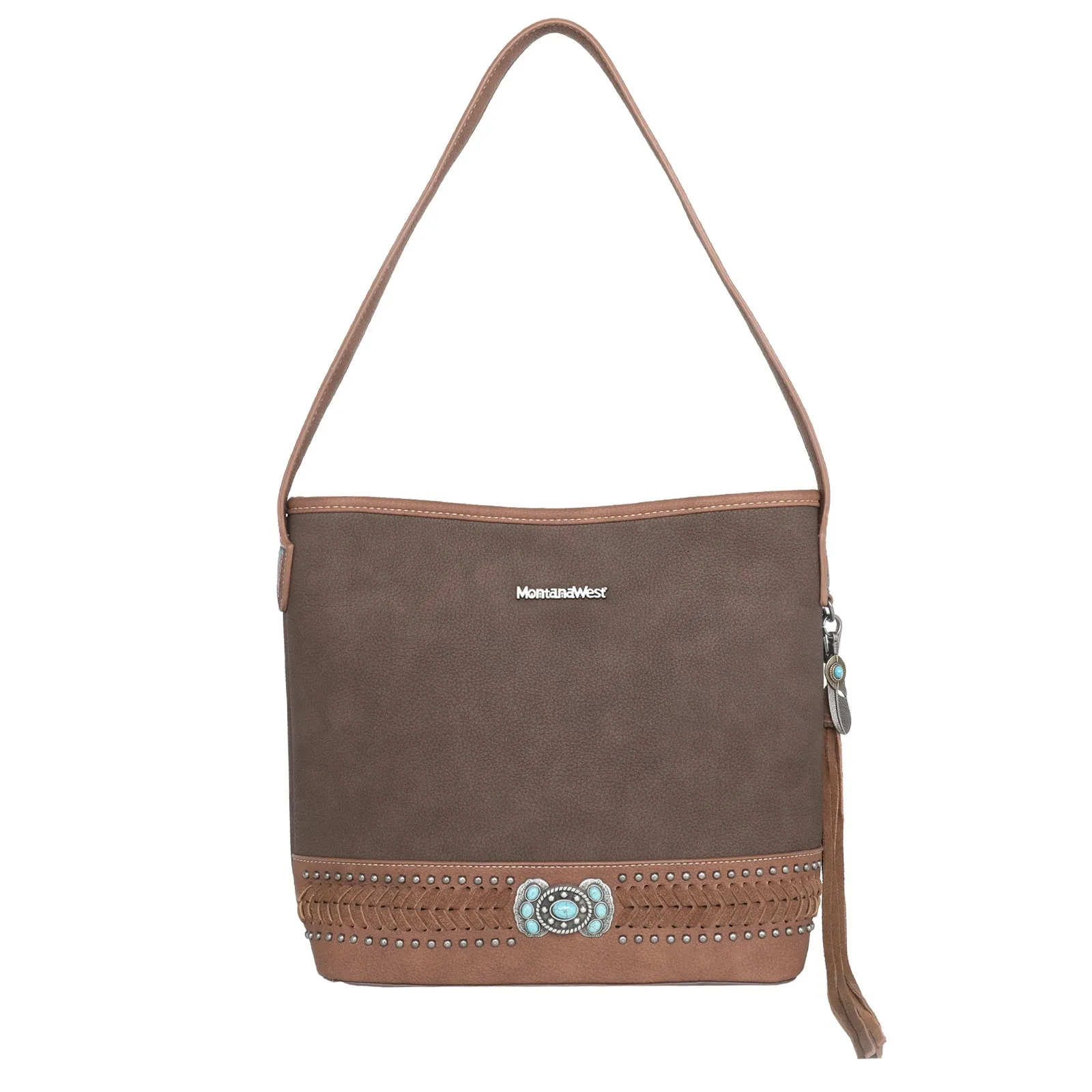 MW1112G-918 Montana West Concho Collection Concealed Carry Hobo