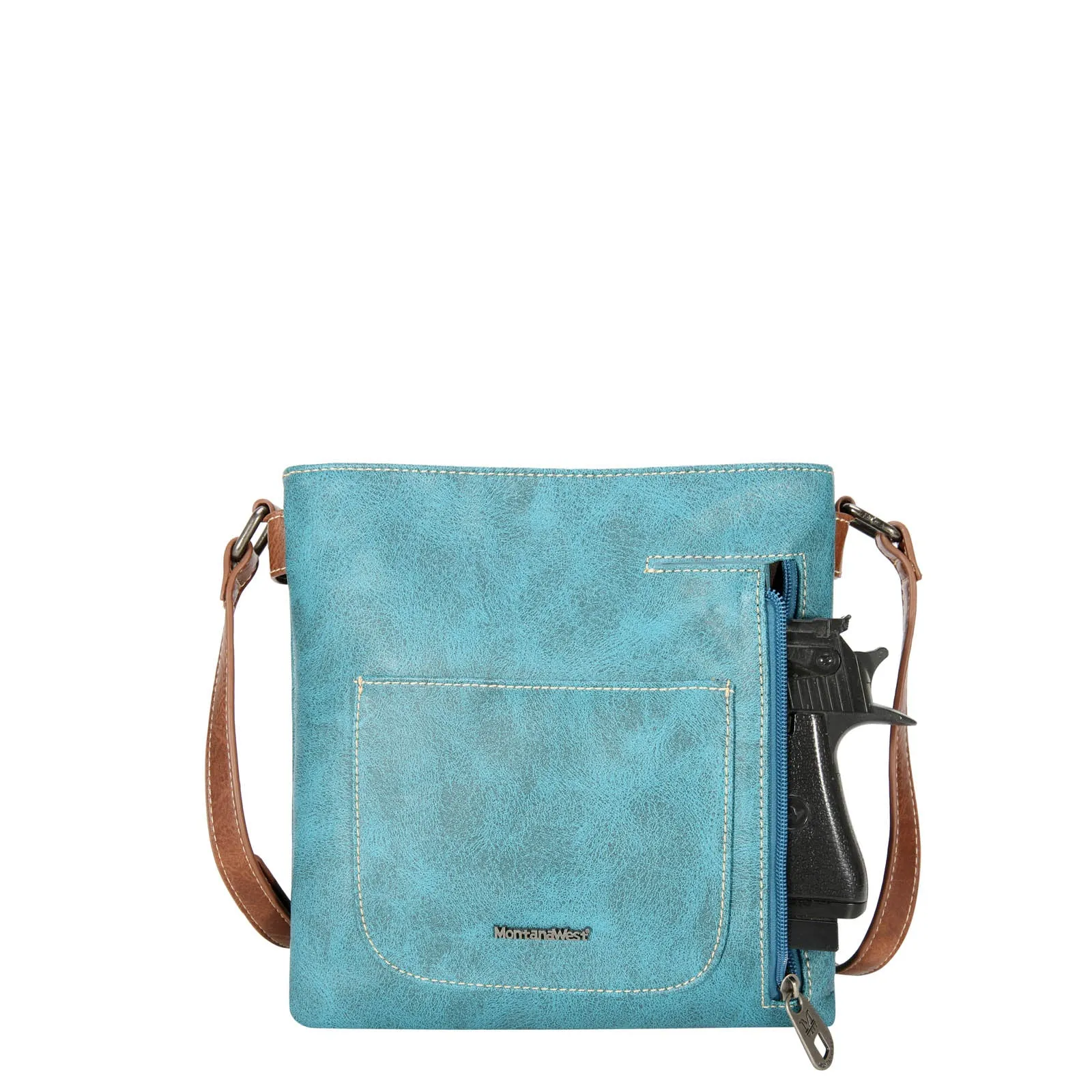 MW1137G-9360 Montana West Cut-Out Collection Concealed Carry Crossbody