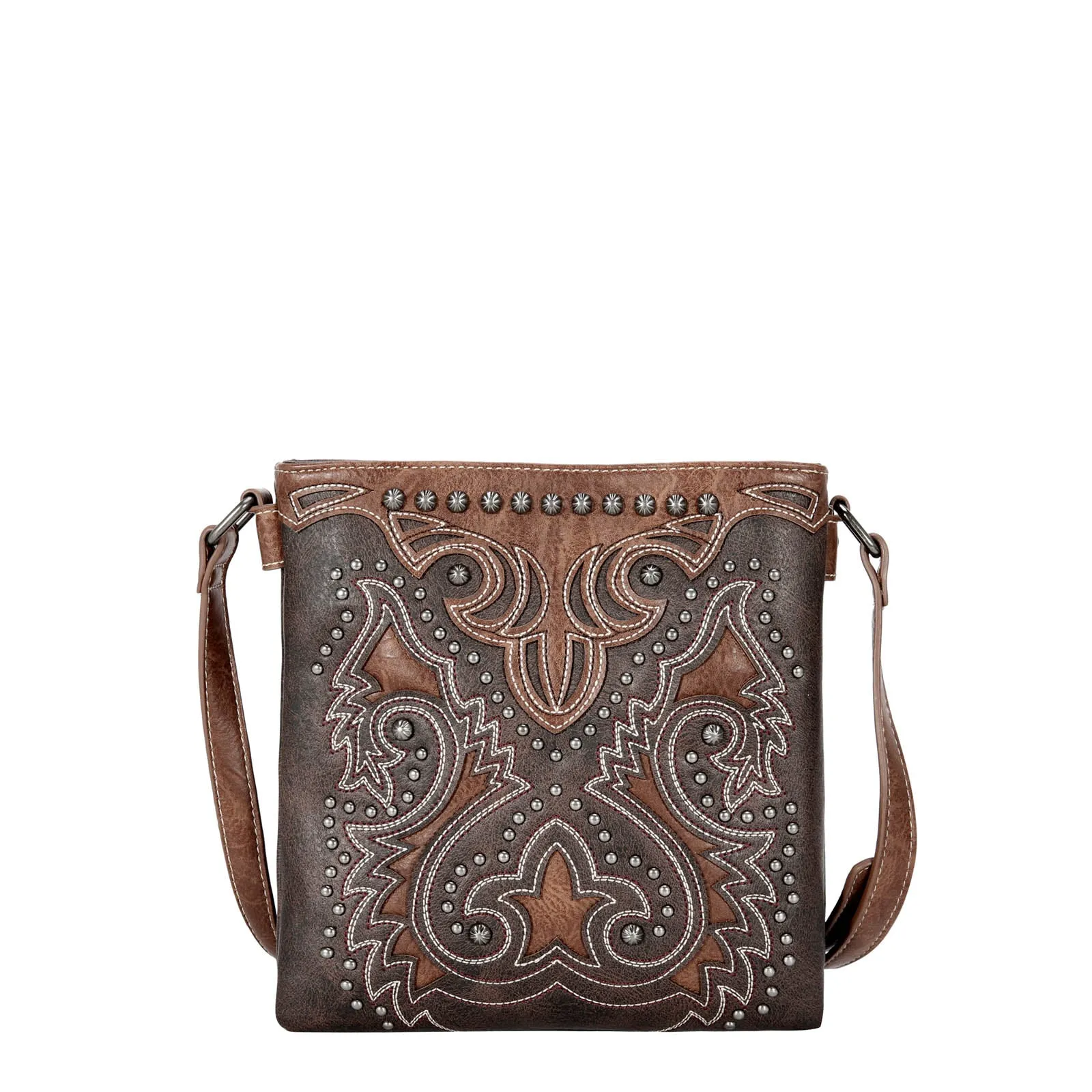 MW1137G-9360 Montana West Cut-Out Collection Concealed Carry Crossbody