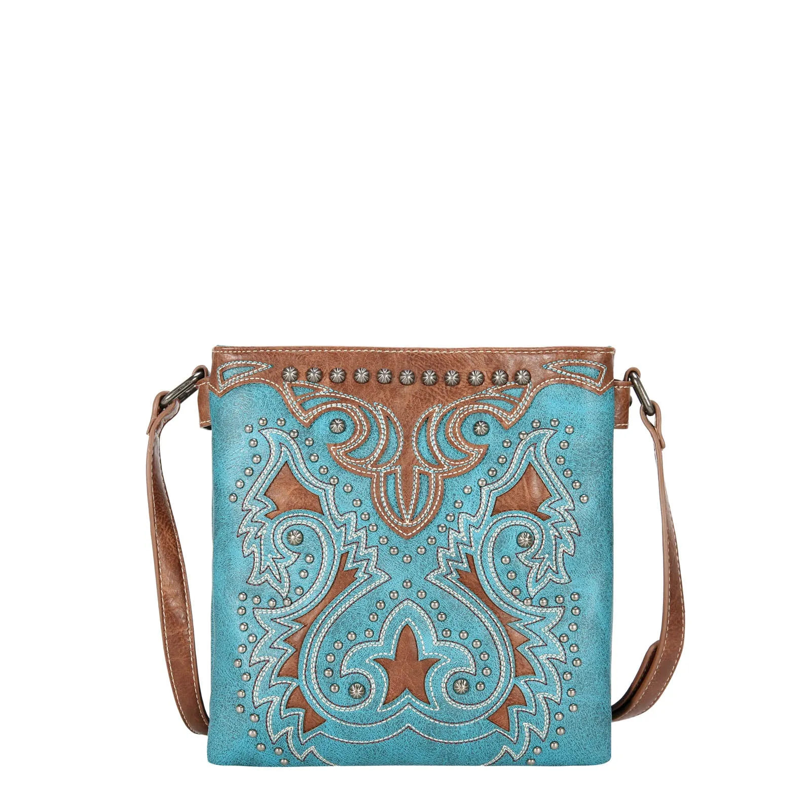 MW1137G-9360 Montana West Cut-Out Collection Concealed Carry Crossbody