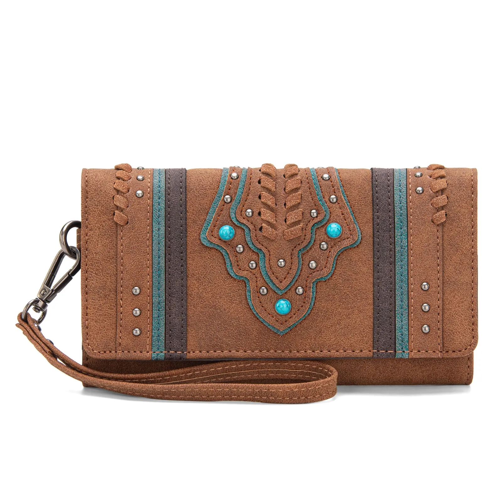 MW1280-W018 Montana West Buckle Collection Wallet