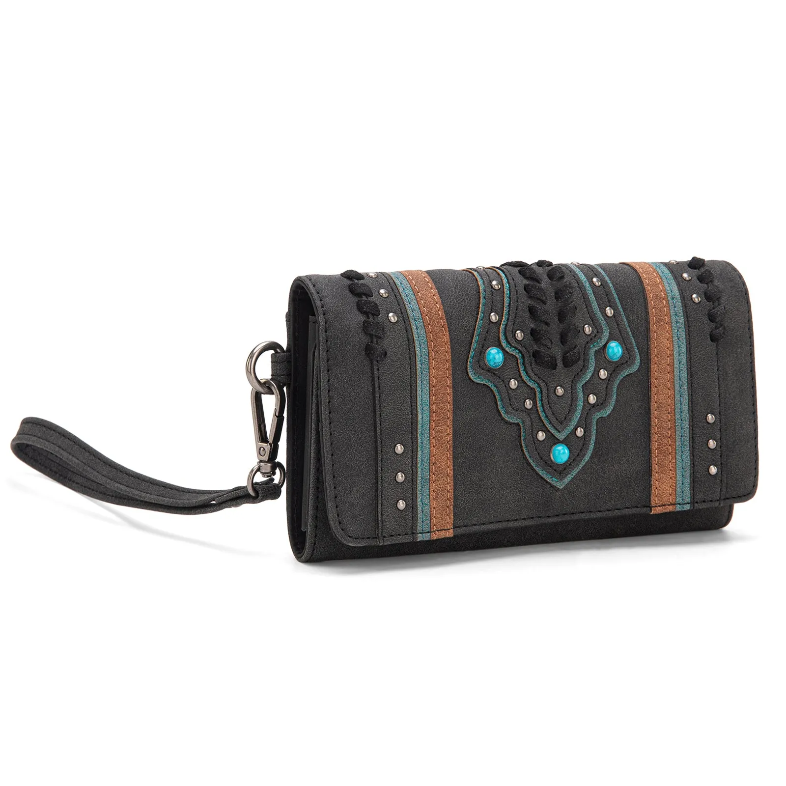 MW1280-W018 Montana West Buckle Collection Wallet