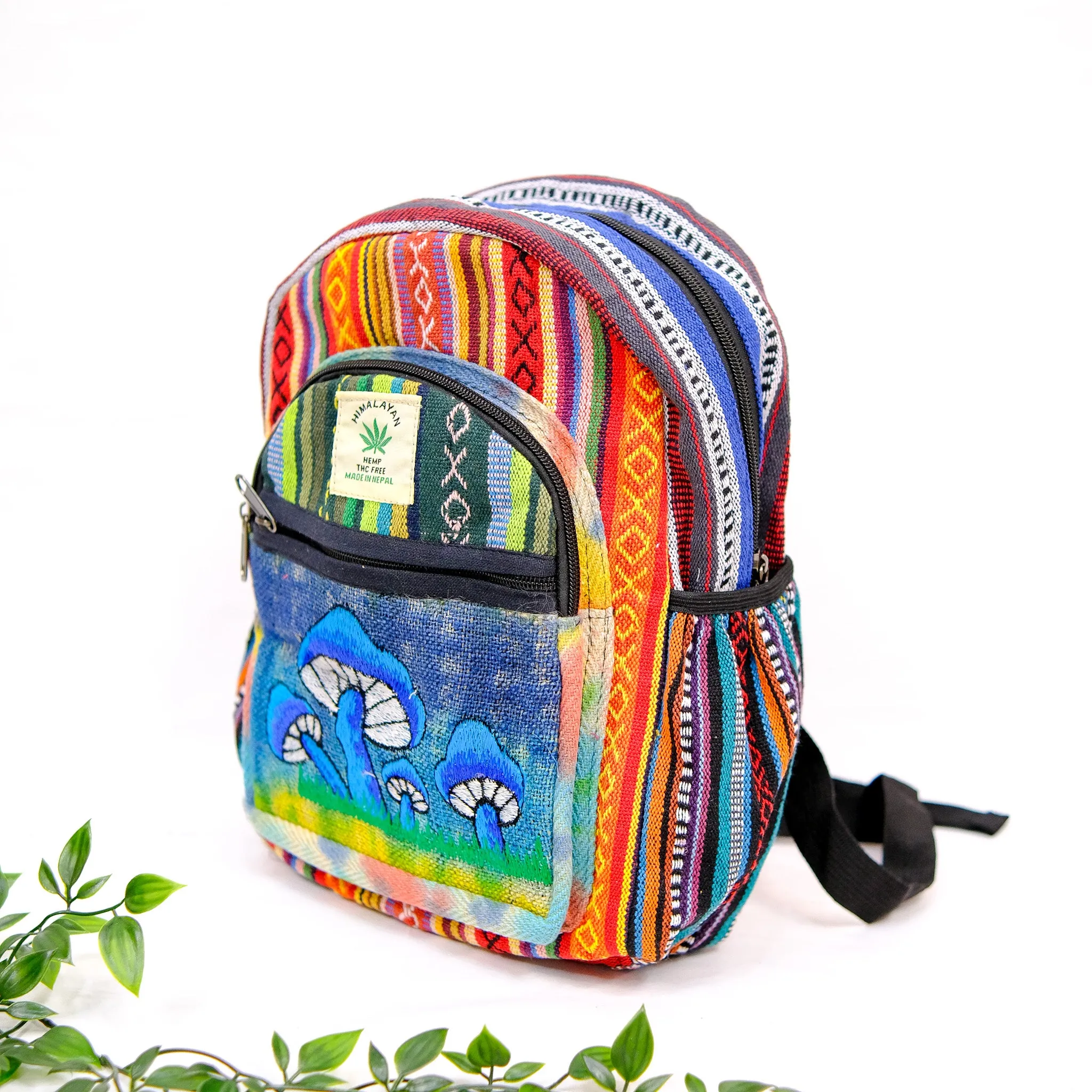 Nature Inspired Hemp Medium Size Back Pack