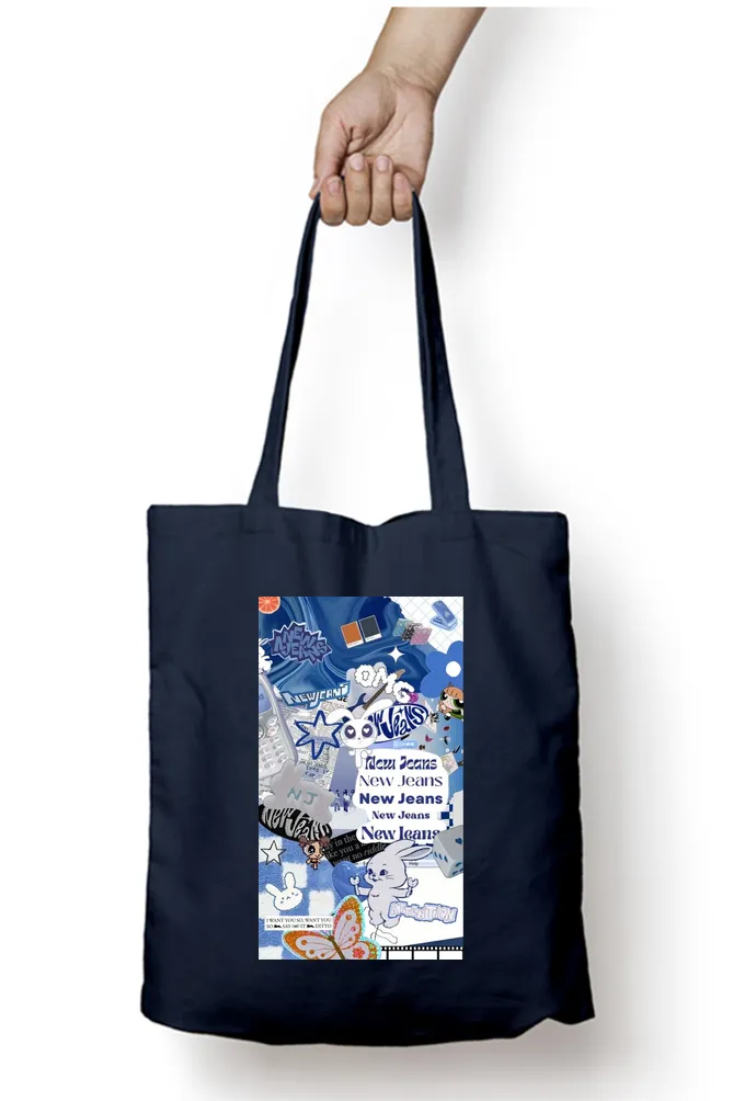 New Jeans K-Pop Journal Tote Bag