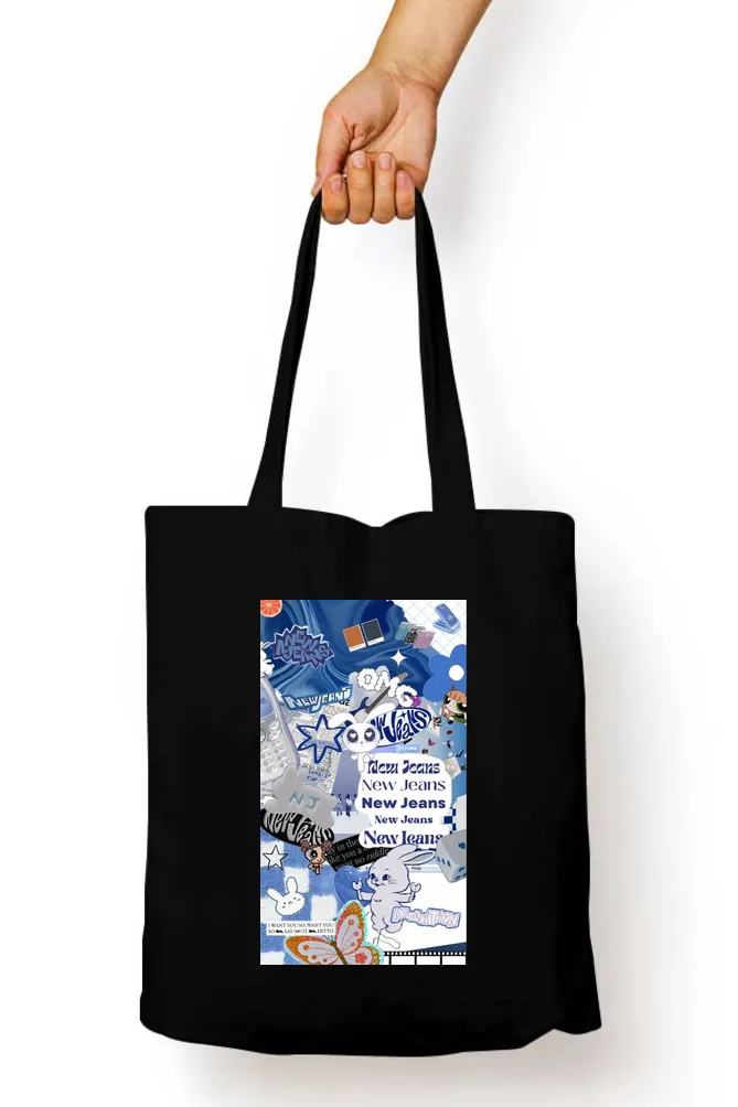 New Jeans K-Pop Journal Tote Bag