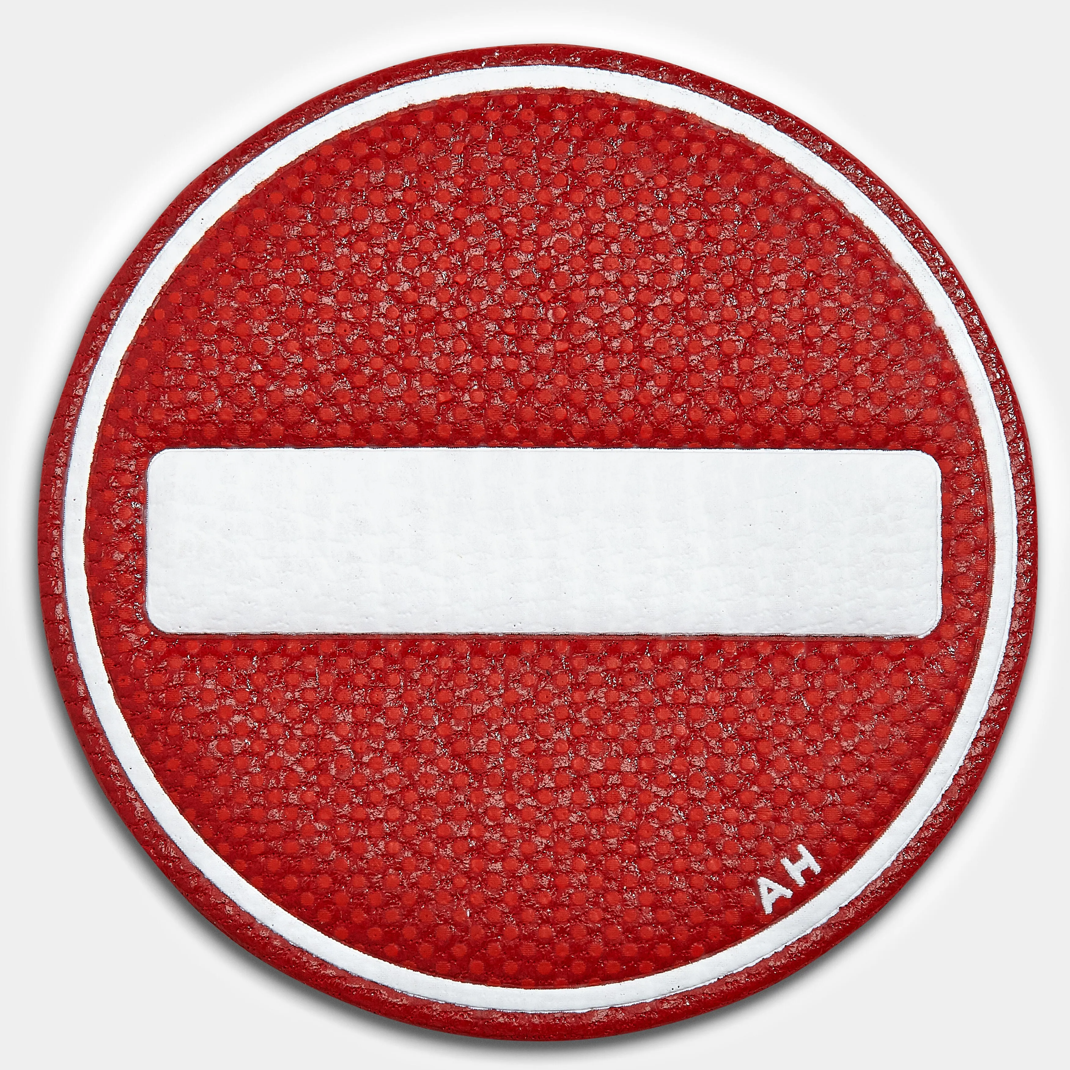 No Entry Leather Sticker